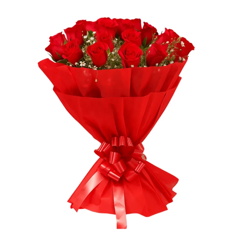 Muhteşem Kırmızı Gül Buketi